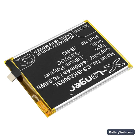 Vivo VIVO Z5 Replacement Battery, 3.85V, 4400mAh, Li-Polymer 2