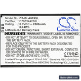 BLU Studio J5 Replacement Battery, 3.8V, 2300mAh, Li-ion 3