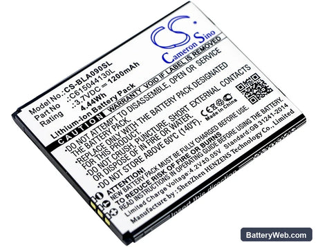 BLU Advance 4.0 M Replacement Battery, 3.7V, 1200mAh, Li-ion 1