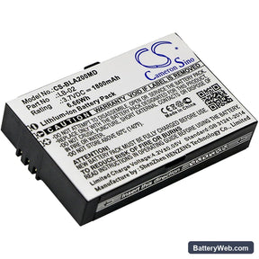 Biolight A2 Replacement Battery, 3.7V, 1800mAh, Li-ion 1