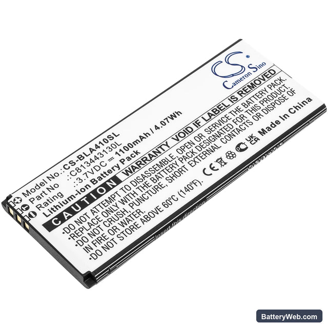BLU Advance L5 Replacement Battery, 3.7V, 1100mAh, Li-ion 1