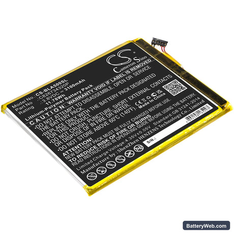 BLU Advance A5 Plus LTE Replacement Battery, 3.8V, 3100mAh, Li-Polymer 1