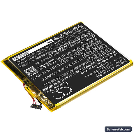 BLU Advance A5 Plus LTE Replacement Battery, 3.8V, 3100mAh, Li-Polymer 2