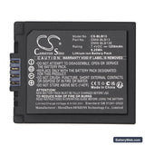 Panasonic Lumix DMC-G1 SLR Replacement Battery, 7.4V, 1250mAh, Li-ion 5