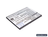 BLU Dash X LTE D0010U Replacement Battery, 3.8V, 2500mAh, Li-Polymer 2
