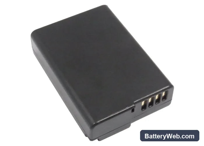 Panasonic Lumix DMC-GF2 Replacement Battery, 7.4V, 850mAh, Li-ion 3