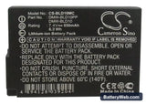 Panasonic Lumix DMC-GF2 Replacement Battery, 7.4V, 850mAh, Li-ion 4