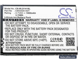 BLU Dash JR K Replacement Battery, 3.7V, 1000mAh, Li-ion 5