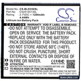 BLU Neo 3.5 Replacement Battery, 3.7V, 1200mAh, Li-ion 5