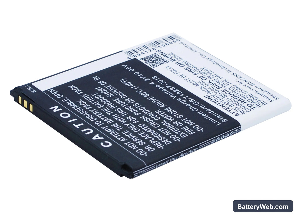 BLU Studio 5.0C HD Replacement Battery, 3.7V, 2000mAh, Li-ion 4