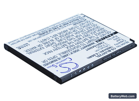 BLU Studio 5.0S Replacement Battery, 3.7V, 1800mAh, Li-ion 3