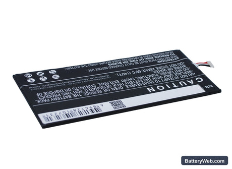 BLU Studio 7.0 HD Replacement Battery, 3.8V, 3000mAh, Li-Polymer 4