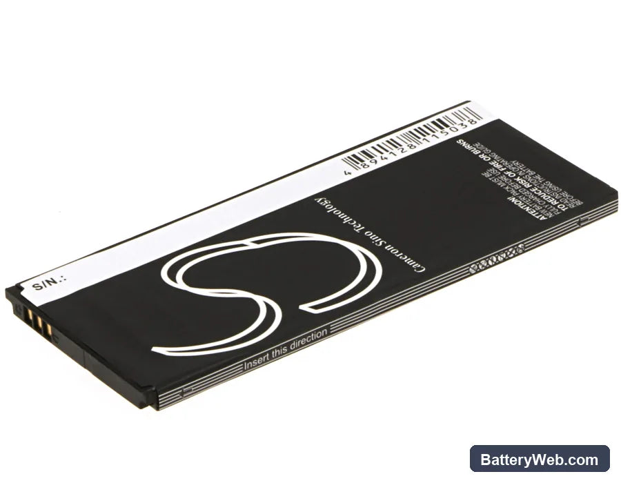 BLU Studio 5.5 K Replacement Battery, 3.8V, 2550mAh, Li-Polymer 4