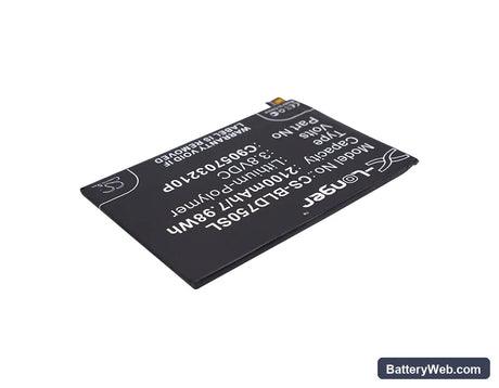BLU Studio X Replacement Battery, 3.8V, 2100mAh, Li-Polymer 2