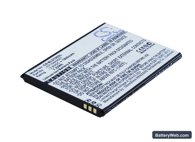 BLU Studio G Replacement Battery, 3.8V, 1900mAh, Li-ion 1