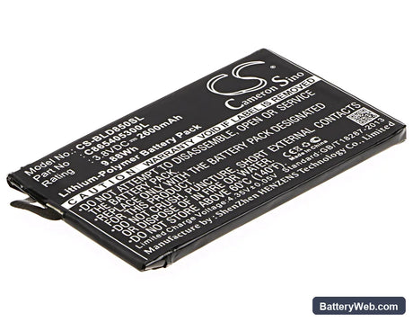 BLU Studio XL Replacement Battery, 3.8V, 2600mAh, Li-Polymer 1