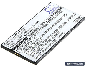 BLU Dash X Plus Replacement Battery, 3.7V, 2700mAh, Li-Polymer 1