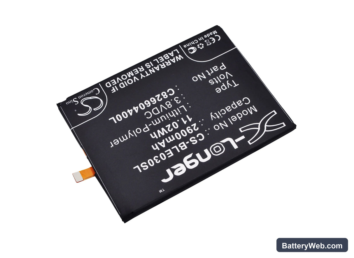 BLU Energy X Plus Replacement Battery, 3.8V, 2900mAh, Li-Polymer 2