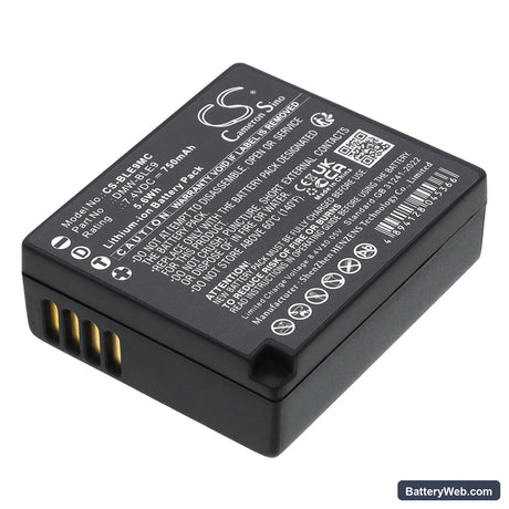 Panasonic Lumix DMC-GF3 Replacement Battery, 7.4V, 750mAh, Li-ion 1