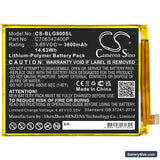 BLU G80 Replacement Battery, 3.85V, 3800mAh, Li-Polymer 3