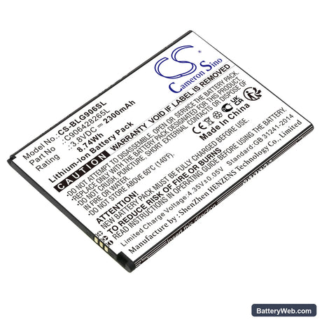 BLU Grand XL Replacement Battery, 3.8V, 2300mAh, Li-ion 1