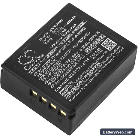 Olympus E-M1 Mark II Replacement Battery, 7.4V, 1050mAh, Li-ion 1