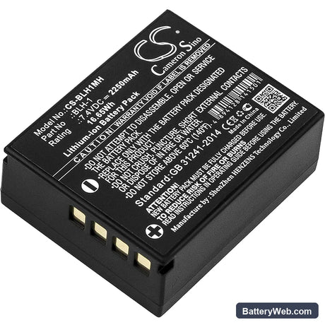Olympus E-M1 Mark II Replacement Battery, 7.4V, 2250mAh, Li-ion 1