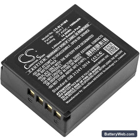 Olympus E-M1 Mark II Replacement Battery, 7.4V, 1900mAh, Li-ion 1