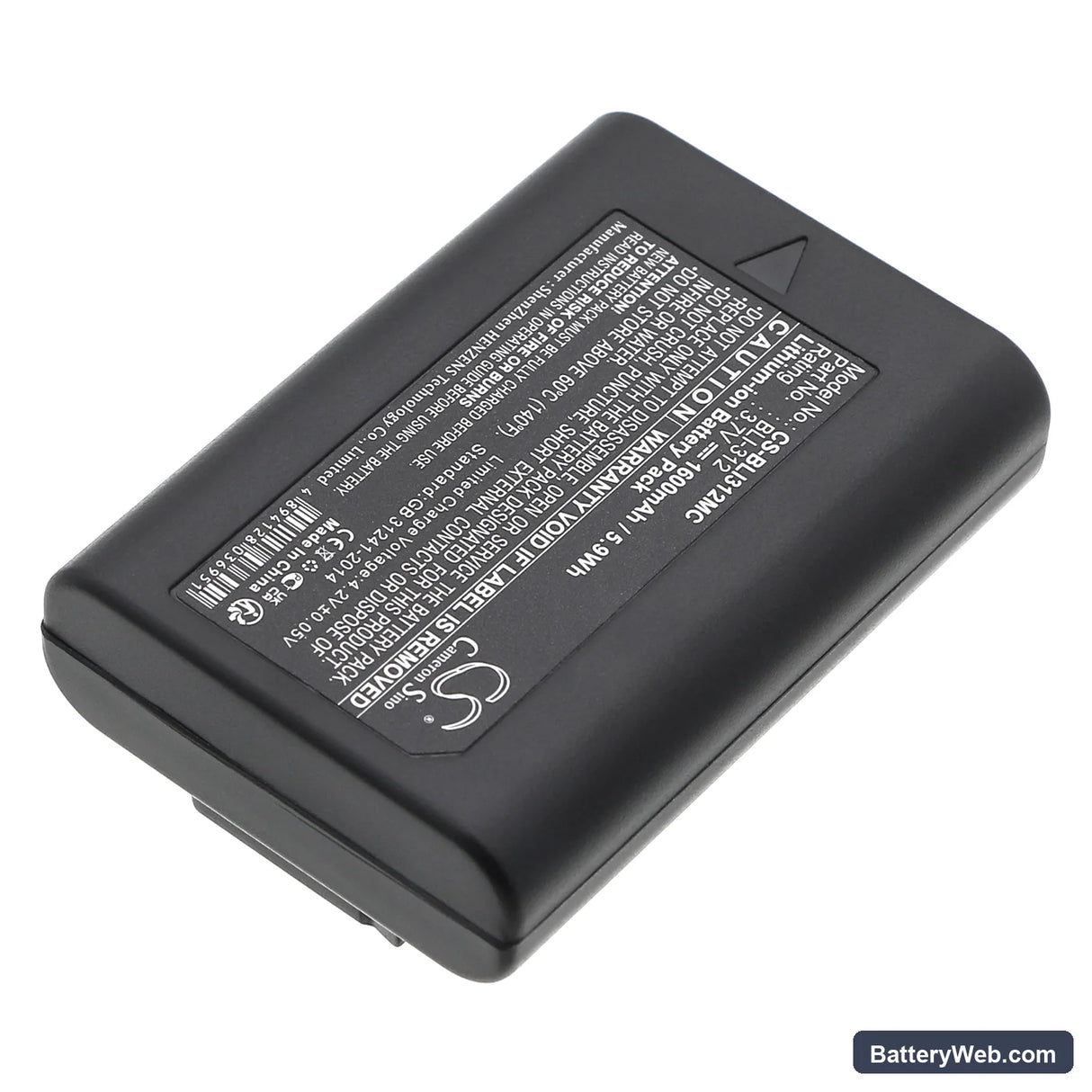 Leica BM8 Replacement Battery, 3.7V, 1600mAh, Li-ion 2