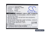 Lenovo K3 Note Replacement Battery, 3.7V, 2000mAh, Li-ion 1