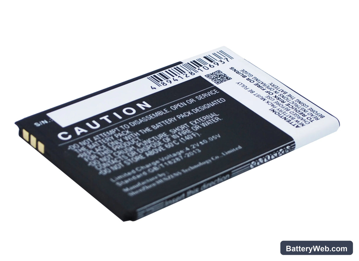 BLU Life Pay mini Replacement Battery, 3.7V, 1300mAh, Li-ion 5