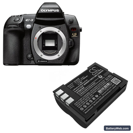 Olympus C-8080 Wide Zoom Replacement Battery, 7.4V, 1500mAh, Li-ion 6