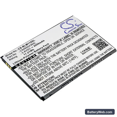 BLU Life Max Replacement Battery, 3.8V, 2950mAh, Li-Polymer 1