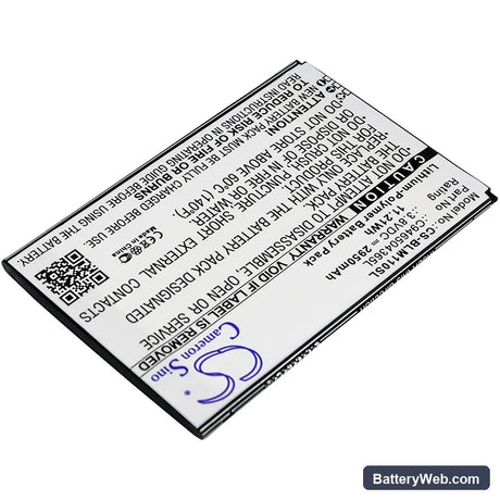 BLU Life Max Replacement Battery, 3.8V, 2950mAh, Li-Polymer 2