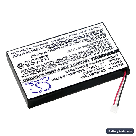 Bosch GLM120C Replacement Battery, 3.7V, 2450mAh, Li-Polymer 2