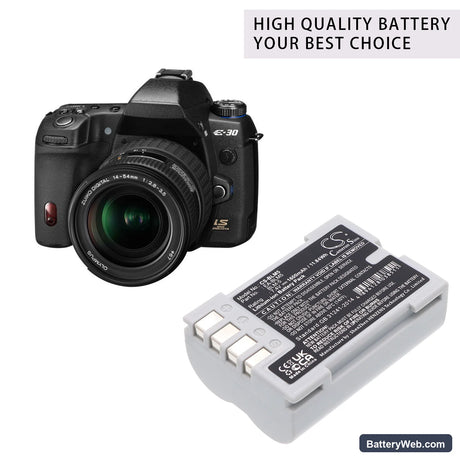Olympus E3 Replacement Battery, 7.4V, 1600mAh, Li-ion 6