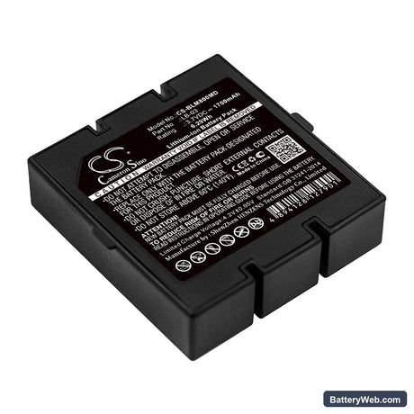 Acare Pulse oximeter AH-MX Replacement Battery, 3.7V, 1700mAh, Li-ion 1