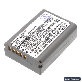Olympus E-M5 Replacement Battery, 7.6V, 750mAh, Li-ion 1