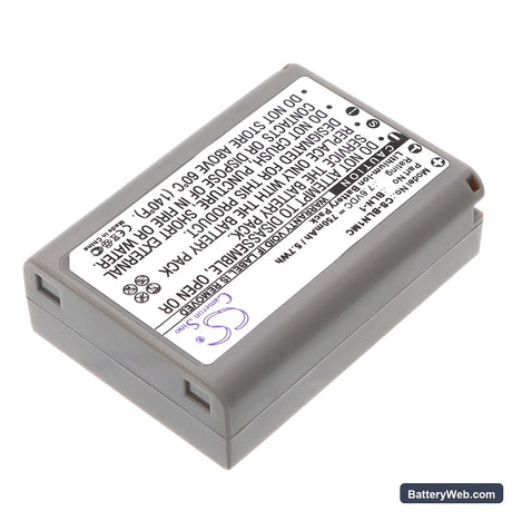 Olympus E-M5 Replacement Battery, 7.6V, 750mAh, Li-ion 2