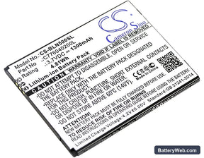 BLU Neo 5.0 Replacement Battery, 3.7V, 1300mAh, Li-ion 1