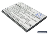 Blaupunkt America Replacement Battery, 3.7V, 1100mAh, Li-ion 1