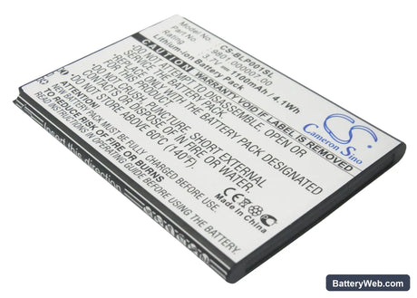 Blaupunkt America Replacement Battery, 3.7V, 1100mAh, Li-ion 1