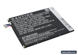 Wiko Darside Replacement Battery, 3.7V, 2600mAh, Li-Polymer 4