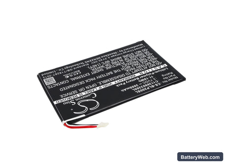 BLU TouchBook 7.0 3G Replacement Battery, 3.7V, 3000mAh, Li-Polymer 2