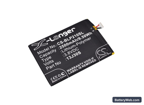 BLU Life Pro Replacement Battery, 3.8V, 2500mAh, Li-Polymer 1