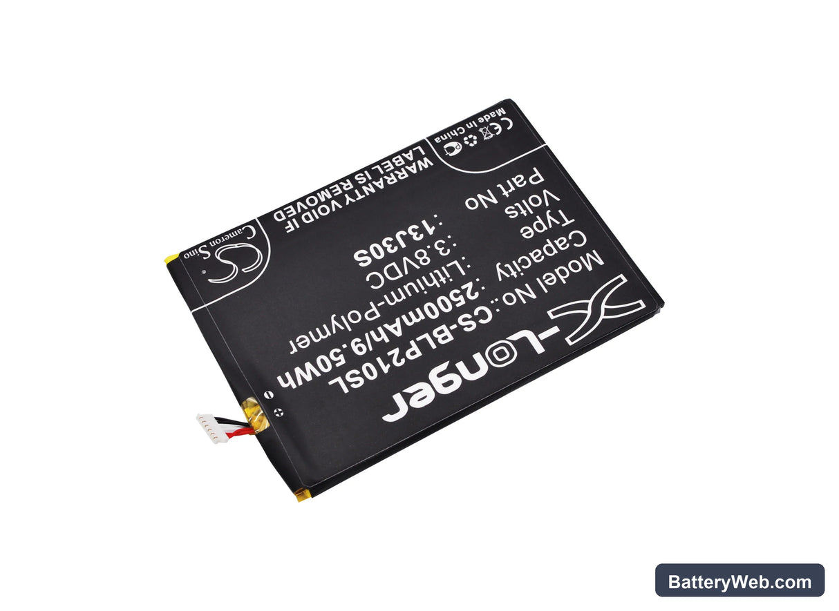 BLU Life Pro Replacement Battery, 3.8V, 2500mAh, Li-Polymer 2