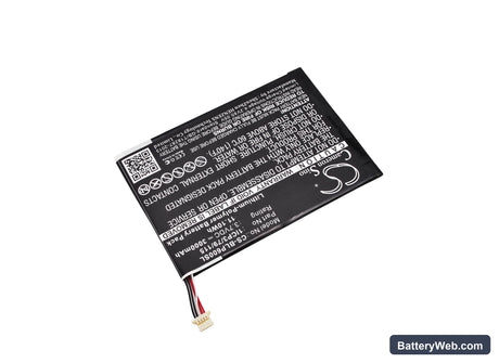 BLU TouchBook 7.0 Pro Replacement Battery, 3.7V, 3000mAh, Li-Polymer 2