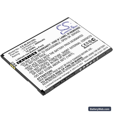 BLU R2 Plus Replacement Battery, 3.8V, 2800mAh, Li-ion 1