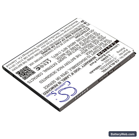 BLU Studio G HD Replacement Battery, 3.7V, 1600mAh, Li-ion 2