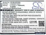 BLU Studio G Plus Replacement Battery, 3.7V, 1800mAh, Li-ion 5